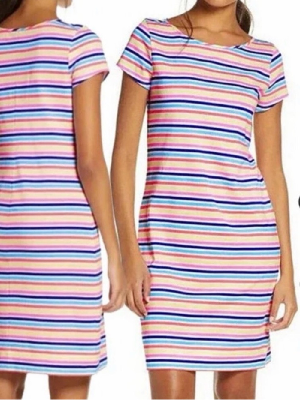 Lilly Pulitzer NWT Marlowe Short Sleeve Island Stripe Dress Size XS Retail $98